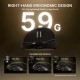 Мишка Attack Shark V8 Ultra-Light, Wireless/Bluetooth, 42000dpi. (PAW3950MAX), 6кн., Black