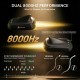Мишка Attack Shark V8 Ultra-Light, Wireless/Bluetooth, 42000dpi. (PAW3950MAX), 6кн., Black