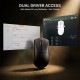 Мишка Attack Shark V8 Ultra-Light, Wireless/Bluetooth, 42000dpi. (PAW3950MAX), 6кн., Black