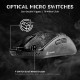 Мишка Attack Shark R11 Ultra, Wireless/Bluetooth, 42000dpi, (PAW3950MAX), 6кн., Ink Blade