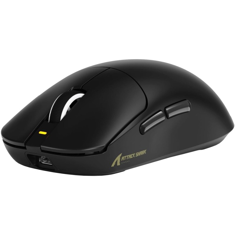 Мишка Attack Shark X8 ULTRA, Wireless/Bluetooth, 42000dpi. (PAW3950MAX), 6кн., Black