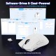 Мишка Attack Shark X11SE, Wireless/Bluetooth, 22000dpi. (PAW3311), 6кн., White