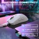 Мишка Attack Shark X1, Wireless/Bluetooth, 40000dpi. (PAW3395PRO), 6кн., White Мишка Attack Shark X1, Wireless/Bluetooth, 40000dpi. (PAW3395PRO), 6кн., White