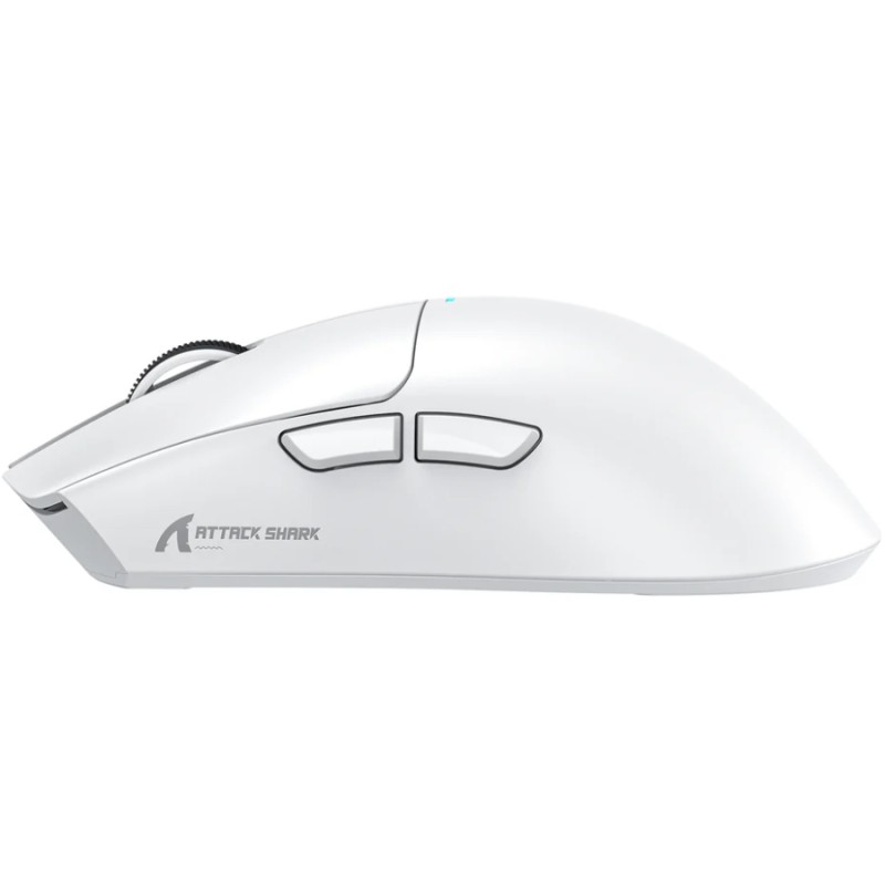Мишка Attack Shark X11, Wireless/Bluetooth, 22000dpi. (PAW3311), 6кн., White