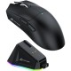 Мишка Attack Shark X11, Wireless/Bluetooth, 22000dpi. (PAW3311), 6кн., Black