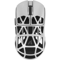 Мишка Attack Shark R2, Wireless/Bluetooth, 42000dpi. (PAW3950), 6кн., Silver gray