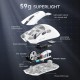 Мишка Attack Shark R1, Wireless/Bluetooth, 18000dpi, (PAW3311), 6кн., White