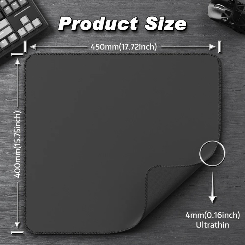 Ігрова поверхня Attack Shark CM02 450x400x4мм Dark gray