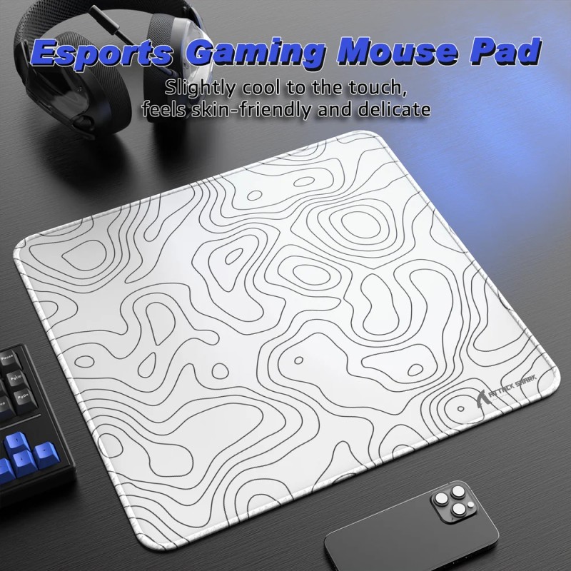 Ігрова поверхня Attack Shark CM02 450x400x4мм Contour white