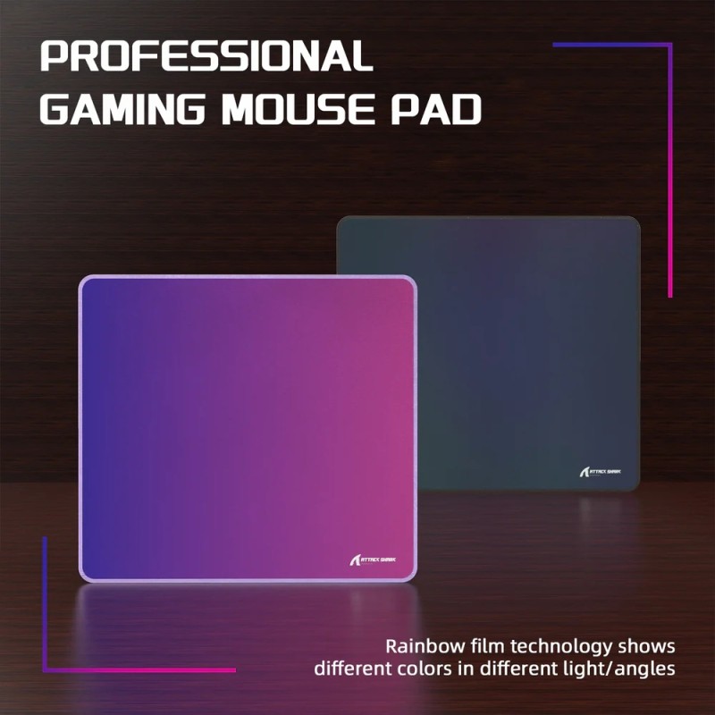 Ігрова поверхня Attack Shark CM03 eSport 450x400x4мм Violet-Blue gradient