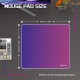 Ігрова поверхня Attack Shark CM03 eSport 450x400x4мм Violet-Blue gradient