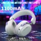 Ігрова гарнітура Attack Shark L30PRO Wireless, 2.4GHz/Bluetooth/3.5mm AUX/AUX-to-Type-C, White