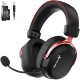 Ігрова гарнітура Attack Shark L30PRO Wireless,2.4GHz/Bluetooth/3.5mm AUX/AUX-to-Type-C,Black and Red Ігрова гарнітура Attack Shark L30PRO Wireless,2.4GHz/Bluetooth/3.5mm AUX/AUX-to-Type-C,Black and Red