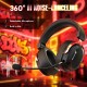 Ігрова гарнітура Attack Shark L30PRO Wireless,2.4GHz/Bluetooth/3.5mm AUX/AUX-to-Type-C,Black and Red Ігрова гарнітура Attack Shark L30PRO Wireless,2.4GHz/Bluetooth/3.5mm AUX/AUX-to-Type-C,Black and Red