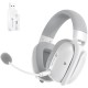 Ігрова гарнітура Attack Shark L80PRO Wireless, 2.4GHz/Bluetooth/3.5mm White