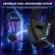 Ігрова гарнітура Attack Shark L80PRO Wireless, 2.4GHz/Bluetooth/3.5mm Black