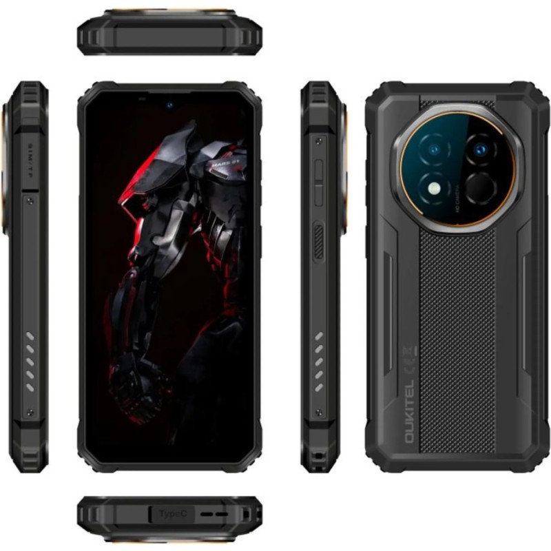 Смартфон Oukitel G6 6.52"HD /8GB/256GB/ T615 /10600mAh /64+8Мп/ IP69K /NFC Black Смартфон Oukitel G6 6.52"HD /8GB/256GB/ T615 /10600mAh /64+8Мп/ IP69K /NFC Black