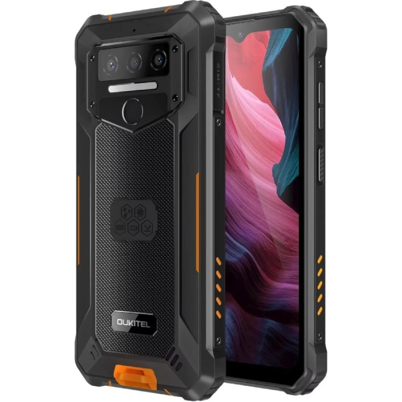 Смартфон Oukitel WP23 Plus 6.52"HD+ /4GB/128GB / T606 /10600mAh /13+5Мп/ IP69K /NFC Orange