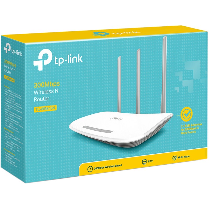 Маршрутизатор TP-Link TL-WR845N, 4 порта LAN 10/100 Мбіт/с