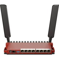 Маршрутизатор Mikrotik L009UiGS-2HaxD-IN, WiFi6 2.4GHz 802.11b/g/n/ax, 800MHz CPU, 512MB RAM, 8x1G E
