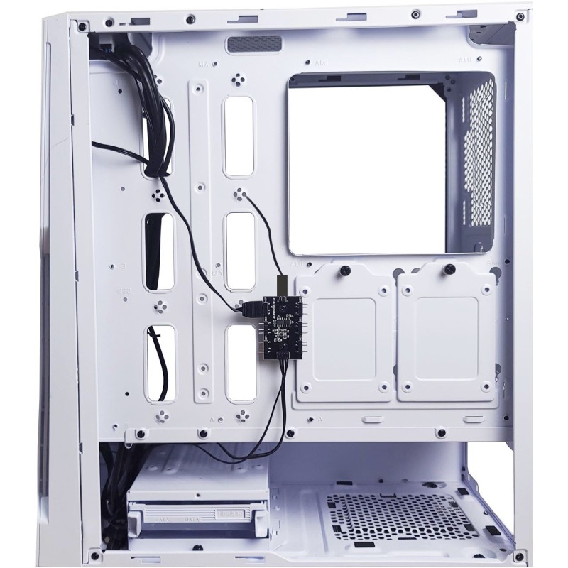 Корпус Xilence XILENT WHITE BLADE RGB X512.W.RGB 2xUSB3.0, без БЖ ATX