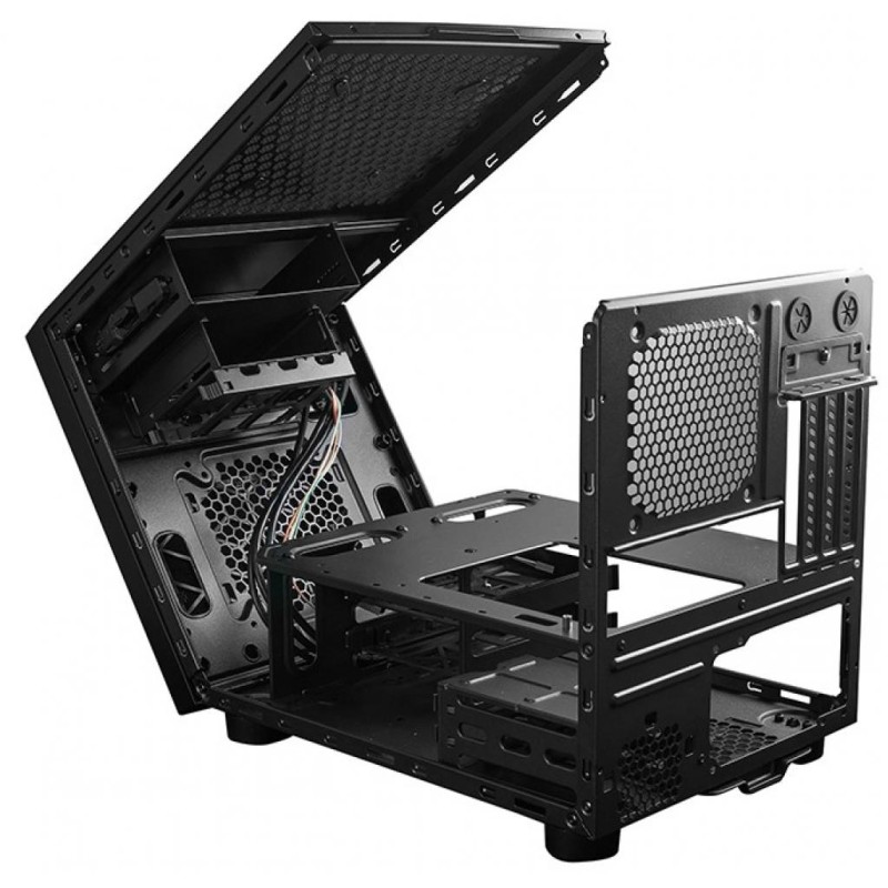 Корпус Chieftec MESH PRO CUBE CI-02B-OP, без БЖ, 2xUSB3.0, mATX, Black