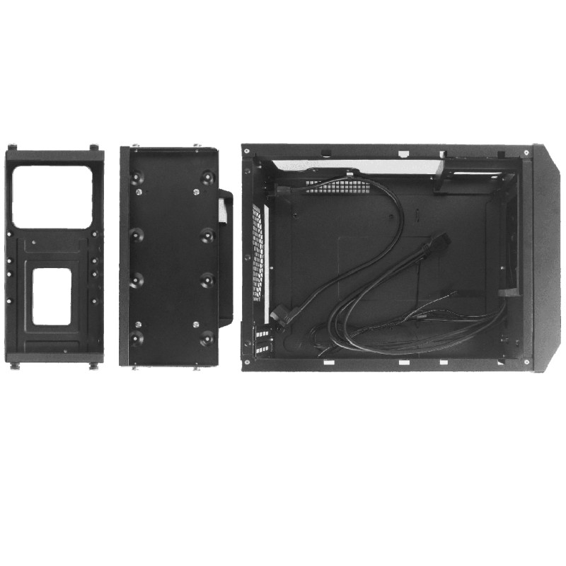 Корпус Chieftec PRO CUBE MINI CN-01B-OP miniITX, без БЖ, Black
