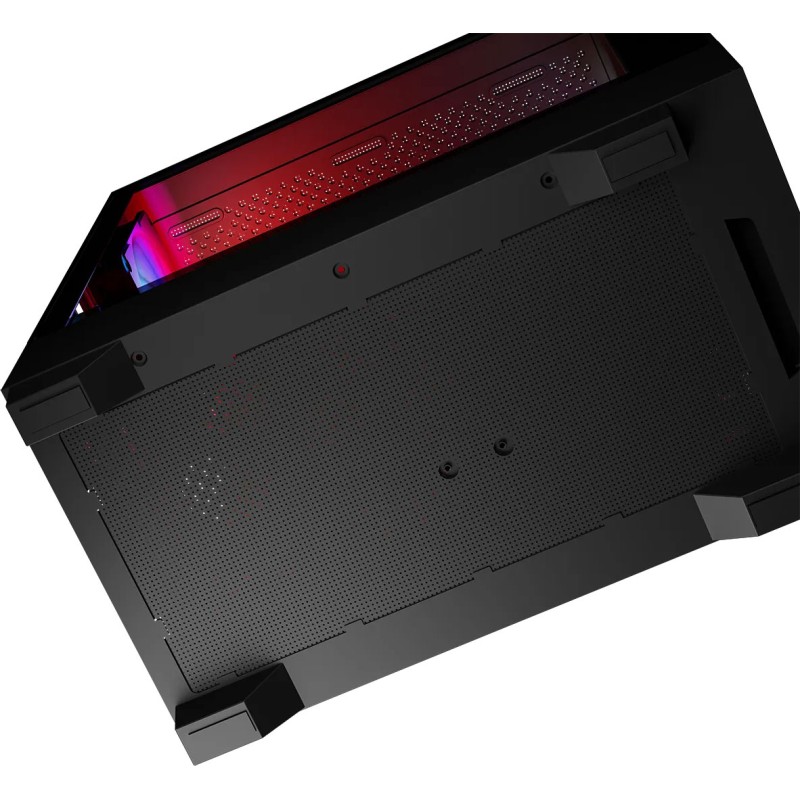 Корпус Modecom SIROCO ARGB FLOW MIDI USB 3.0x2+TYPE-C, 4x140mm fans, BLACK без БЖ ATX