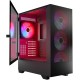 Корпус Modecom SIROCO ARGB FLOW MIDI USB 3.0x2+TYPE-C, 4x140mm fans, BLACK без БЖ ATX