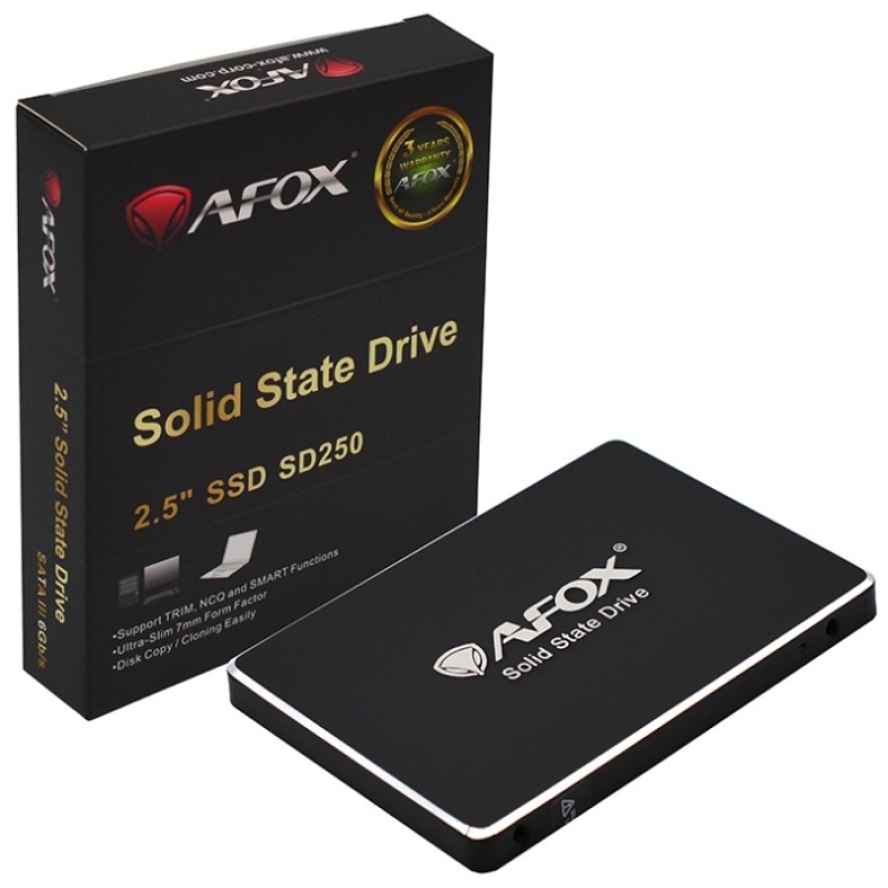 SSD 120Gb AFox SATA III 2.5" 3D TLC, Retail