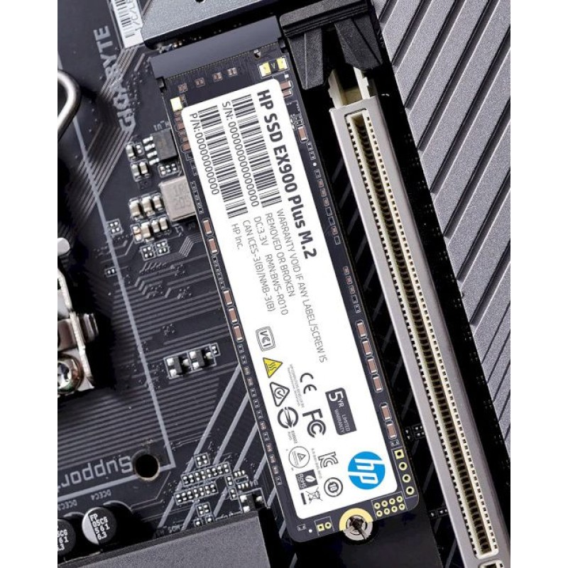 SSD 1Tb HP EX900 Plus M.2 2280 PCIe Gen3 x4 3D NAND, Retail