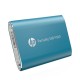 SSD external, USB 3.2 Gen1 Type-C 1Tb, HP P500, TLC, Blue, синій, Retail