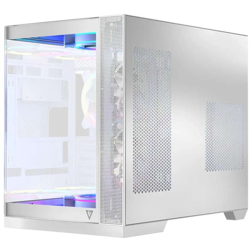 Корпус Modecom VOLCANO PANORAMA APEX ARGB 5F MIDI WHITE без БЖ ATX