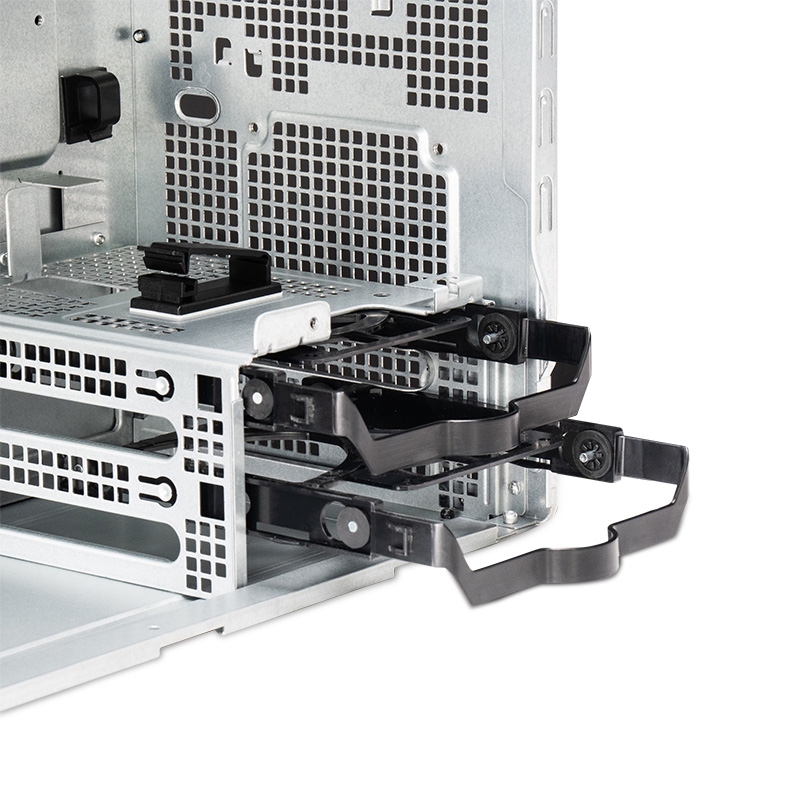 Корпус Chieftec UNI BS-20B-OP, без БЖ, mATX, Black