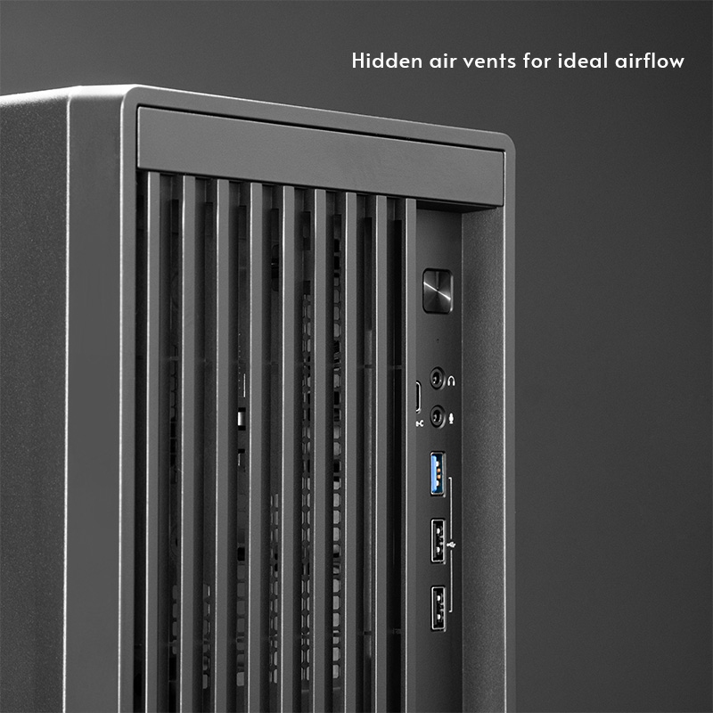 Корпус Chieftec UNI BS-20B-OP, без БЖ, mATX, Black