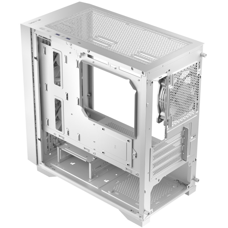 Корпус LogicConcept DART PRO MINI WHITE MESH fans 3x120mm без БЖ mATX