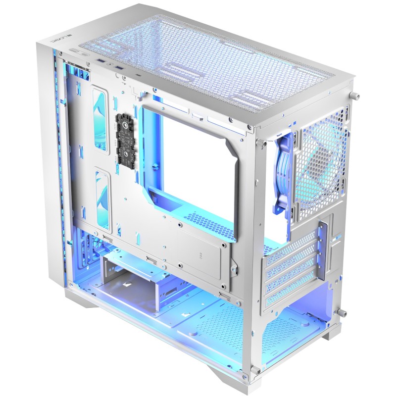 Корпус LogicConcept DART PRO ARGB MINI WHITE MESH fans 3x120mm без БЖ mATX