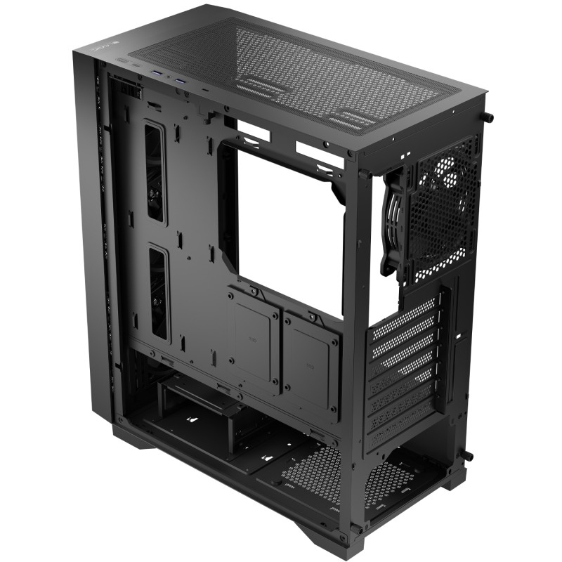 Корпус LogicConcept DART PRO MIDI BLACK MESH fans 4x120mm без БЖ ATX