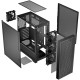 Корпус LogicConcept DART PRO MIDI BLACK MESH fans 4x120mm без БЖ ATX