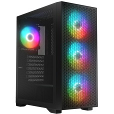 Корпус LogicConcept DART PRO ARGB MIDI BLACK MESH fans 4x120mm без БЖ ATX