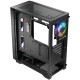 Корпус LogicConcept DART PRO ARGB MIDI BLACK MESH fans 4x120mm без БЖ ATX