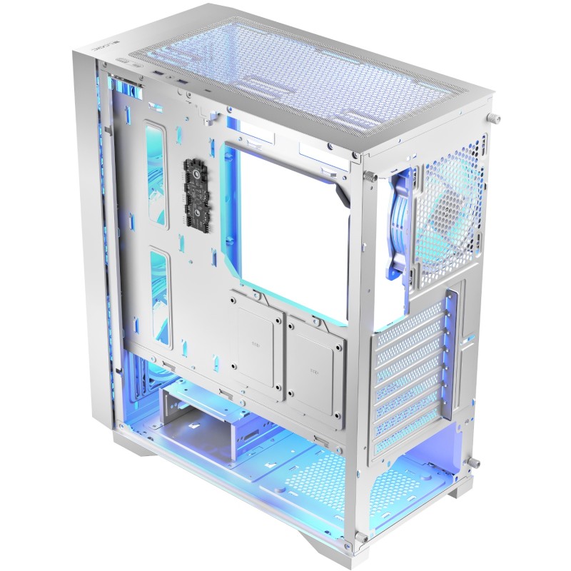 Корпус LogicConcept DART PRO ARGB MIDI WHITE MESH fans 4x120mm без БЖ ATX