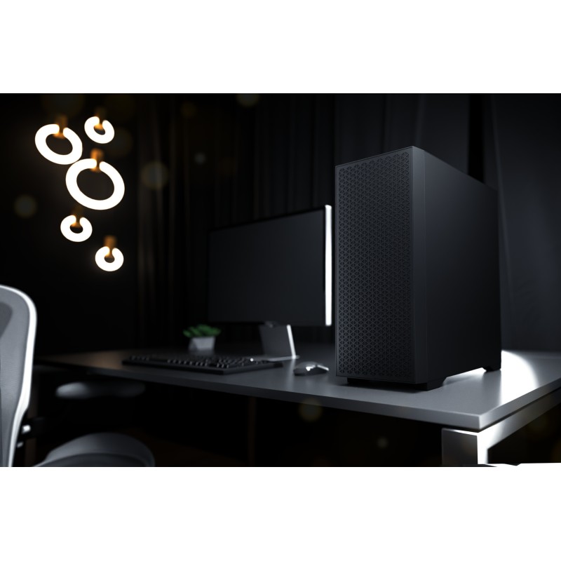 Корпус LogicConcept DART PRO MIDI SOLID BLACK fan 120mm без БЖ ATX