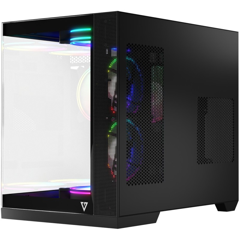 Корпус Modecom VOLCANO PANORAMA APEX ARGB 7F MIDI GREY без БЖ ATX