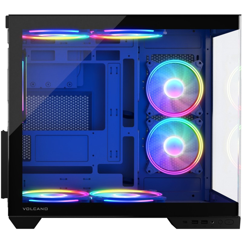 Корпус Modecom VOLCANO PANORAMA APEX ARGB 7F MIDI GREY без БЖ ATX