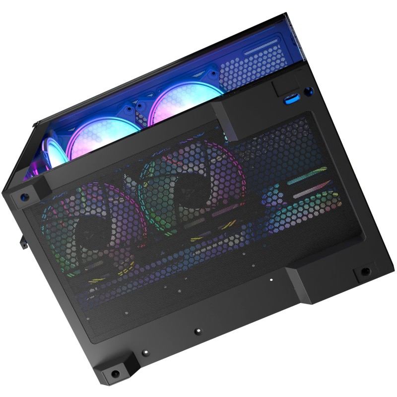 Корпус Modecom VOLCANO PANORAMA APEX ARGB 7F MIDI GREY без БЖ ATX