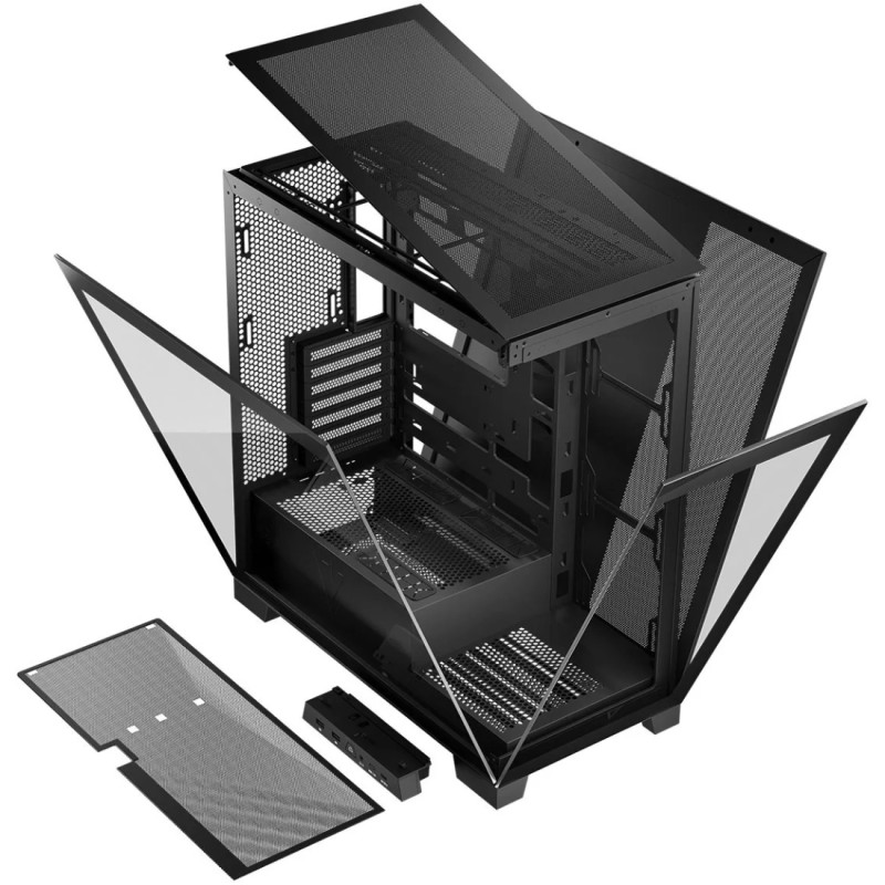 Корпус Modecom VOLCANO SPACE APEX w/o fans MIDI USB 3.0x2+TYPE-C BLACK без БЖ ATX