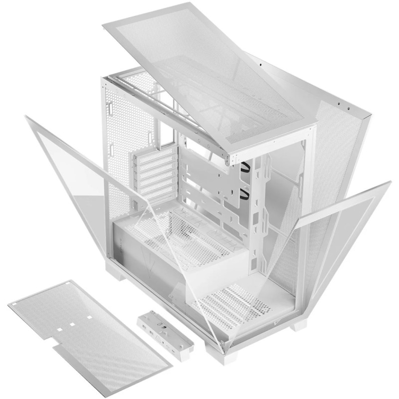 Корпус Modecom VOLCANO SPACE APEX w/o fans MIDI USB 3.0x2+TYPE-C WHITE без БЖ ATX