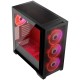 Корпус Modecom VOLCANO EXPANSE S ARGB 4x140mm fans MIDI USB 3.0x2+TYPE-C BLACK без БЖ ATX