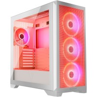 Корпус Modecom VOLCANO EXPANSE S ARGB 4x140mm fans MIDI USB 3.0x2+TYPE-C WHITE без БЖ ATX